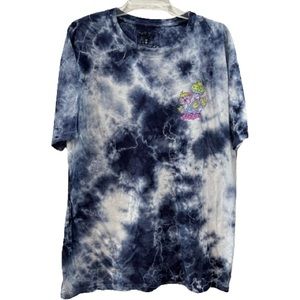 Mushroom Graphic Soft 100% Cotton Tye-dye Tee XL